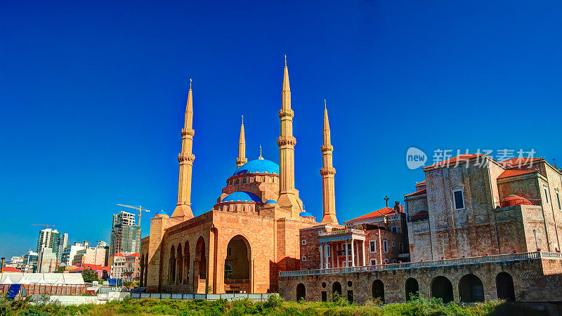 黎巴嫩贝鲁特Mohammad Al-Amin清真寺外景
